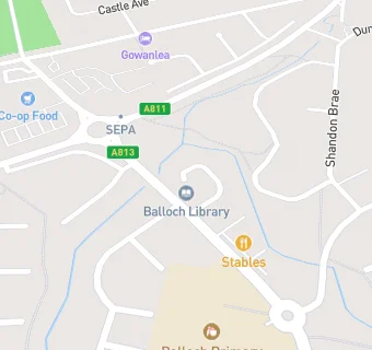 map for KK's Deli of Balloch