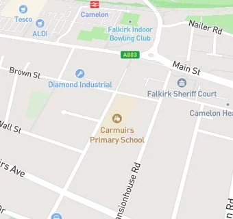 map for Carmuirs Primary School