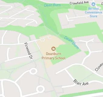 map for Deanburn Primary School