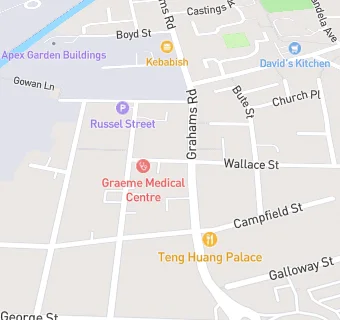 map for Graeme Medical Centre