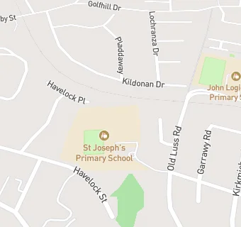 map for St Joseph's Primary School