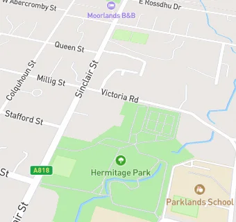 map for Hermitage House Care Home