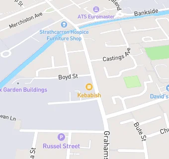 map for Kebabish