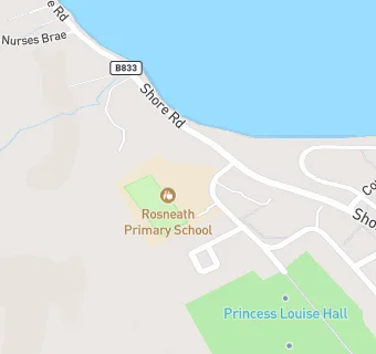 map for Rosneath Primary School