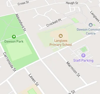 map for Langlees Primary School