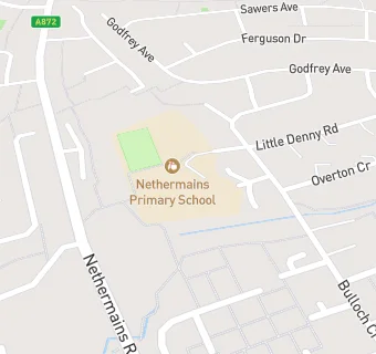 map for Nethermains Primary School