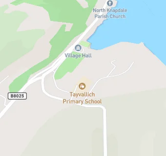 map for Tayvallich Primary School