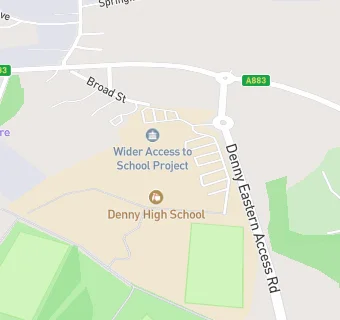 map for Denny High School