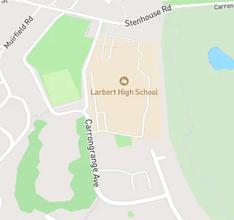 map for Larbert High School