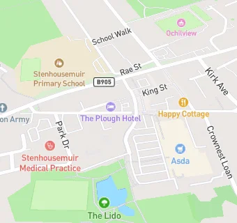 map for Lloyds Pharmacy (Main Street, Stenhousemuir)