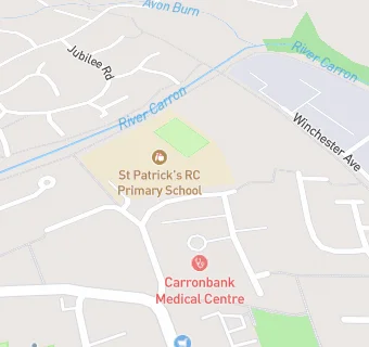 map for St Patrick's RC Primary School