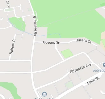 map for Burnhead Bowling Club