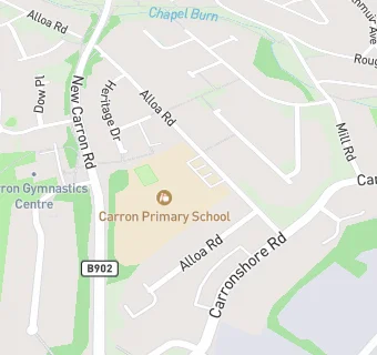 map for Carron Primary School