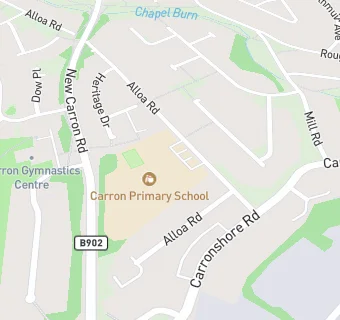 map for Carron Primary School Nursery