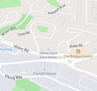 map for Hilton Court Care Home