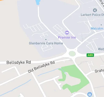 map for Glenbervie Care Home