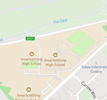 map for Inverkeithing High School