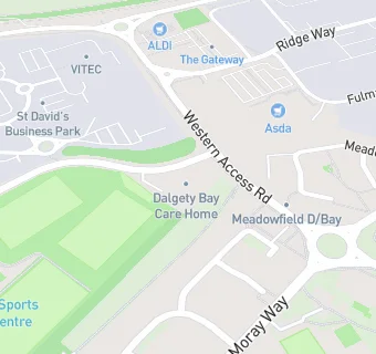 map for Dalgety Bay Care Home