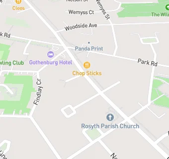 map for Rosyth Parish Church