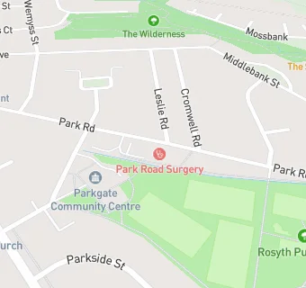 map for Park Road Surgery