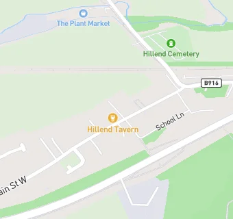 map for The Hillend Tavern