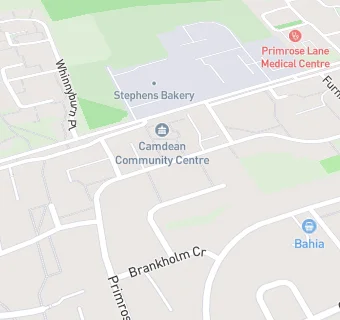 map for Camdean Community Centre