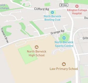 map for North Berwick High School