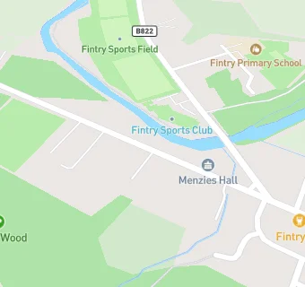 map for Fintry Bowling Club