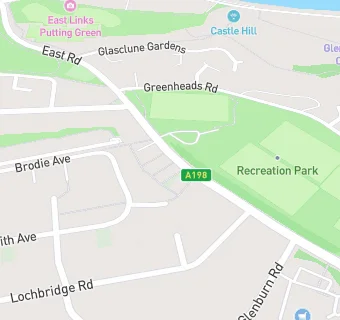 map for North Berwick Rugby Club