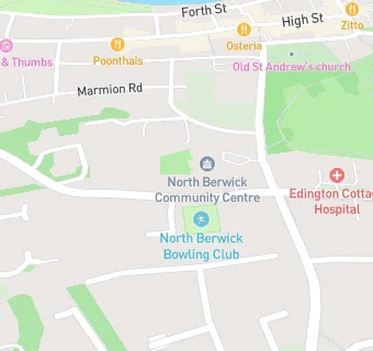 map for North Berwick Bowling Club