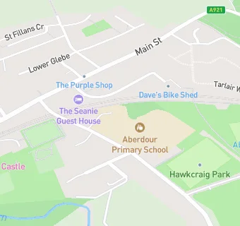 map for Aberdour Primary School