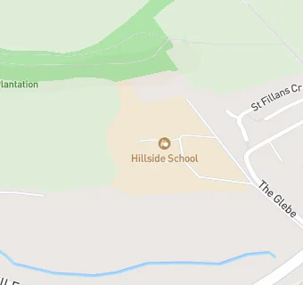 map for Hillside School