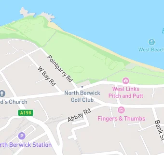 map for North Berwick Golf Club Restaurant