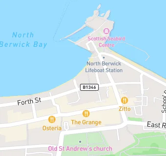 map for North Berwick Masonic Social Club