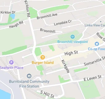 map for Burntisland House Hotel