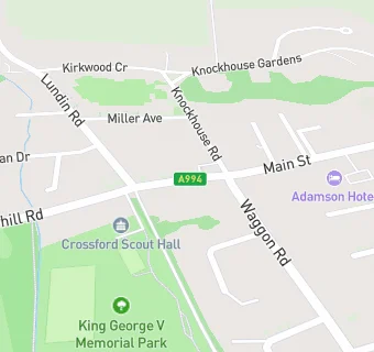 map for Crossford Pharmacy