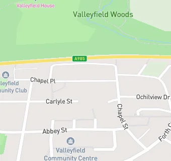 map for Valleyfield Health Centre