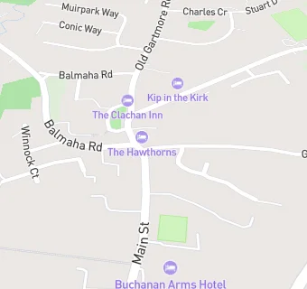 map for Drymen Village Shop