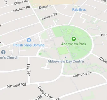 map for Abbeyview Day Centre