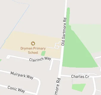 map for Drymen Primary School