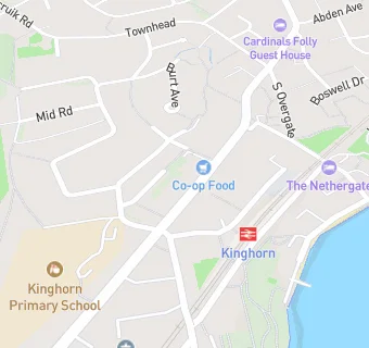 map for Kinghorn Dental Practice