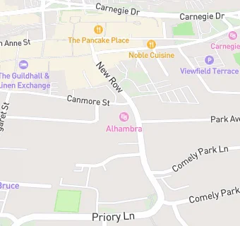 map for Alhambra Theatre