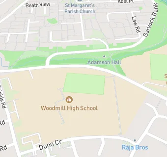 map for Woodmill High School