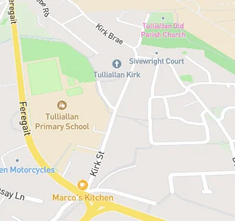 map for Tulliallan Primary School