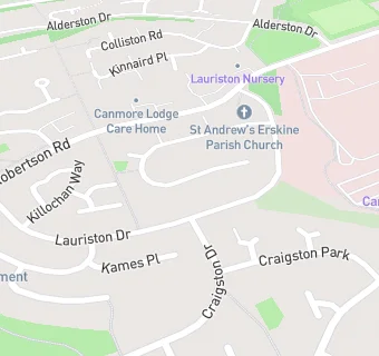 map for Aberlour Child Care Trust