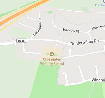 map for Crossgates Primary School