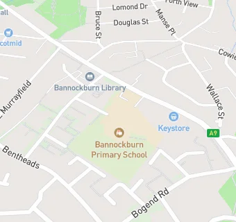 map for Bannockburn Primary School