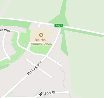 map for Blairhall Community Centre