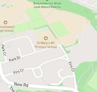 map for St Modan's Sports And Social Club