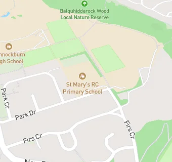 map for St Mary's RC Primary School